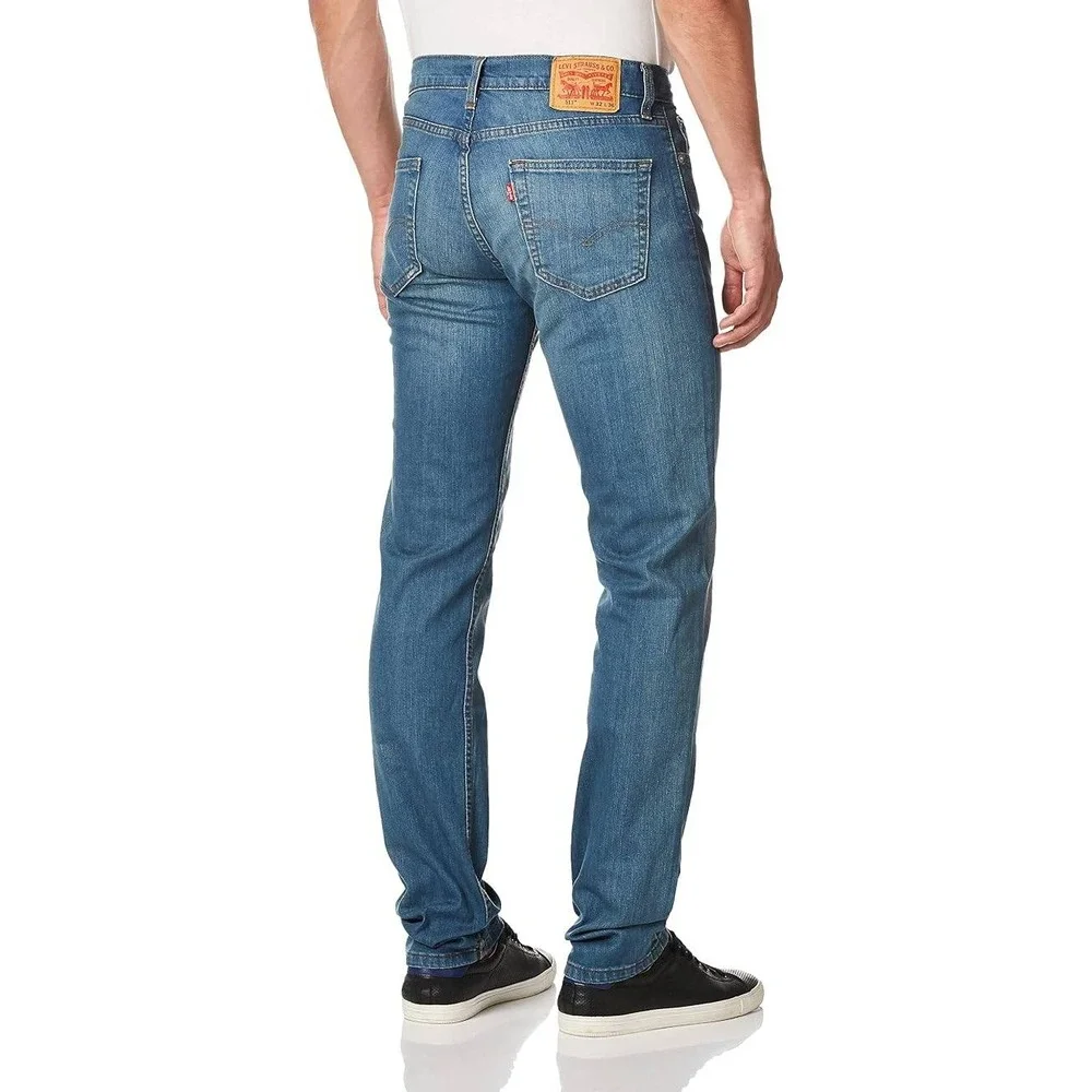 Levi's 511 Slim 26x29 Men's Stretch Denim Jeans Throttle Dark Wash Blue